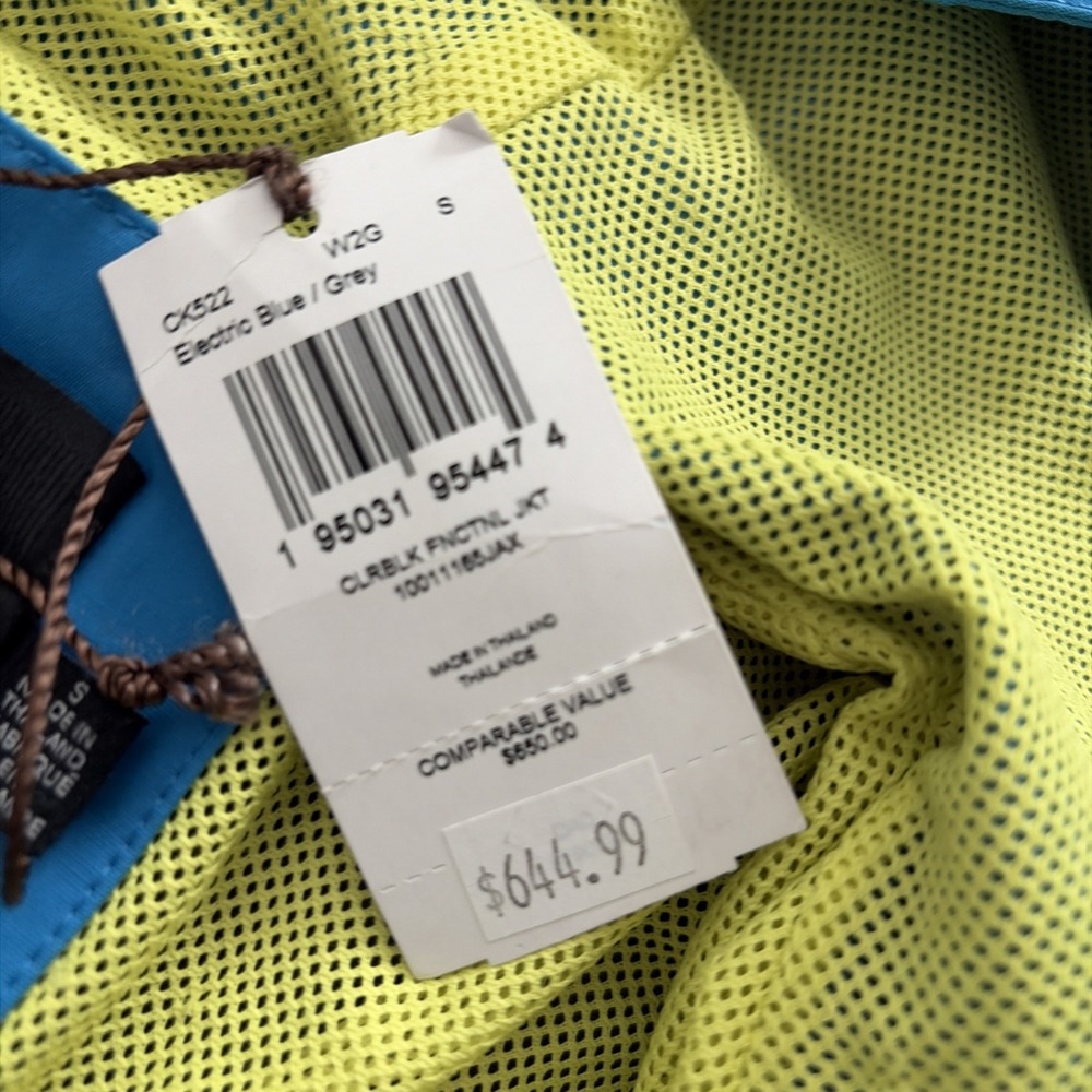 Coach Color Block Functional Men's Size Small Jacket Blue Lightweight Coat $650 - Picture 2 of 11